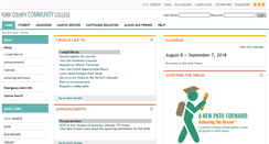 Desktop Screenshot of my.yccc.edu