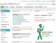 Tablet Screenshot of my.yccc.edu